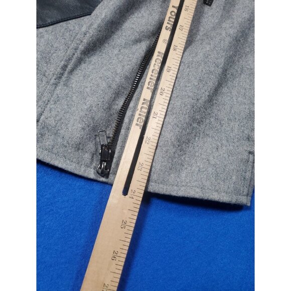 MTWTFSS Weekday Women Nikita Mix Jacket Biker Size XS NEW NWOT - Picture 10 of 16